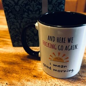 Here we F* go again... coffee mug